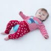 Kép 2/4 - KITE kényelmes lábfej nélküli karácsonyi gyerek harisnya - puha biopamutból 12-24 hó