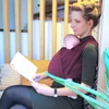 Kép 5/5 - Liliputi rugalmas hordozokendo burgundi bordo