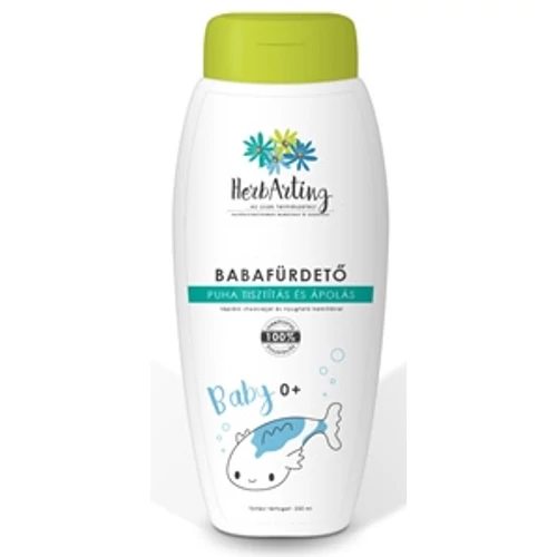 HerbArting bio babafürdető, baba tusfürdő kamillás 250ml