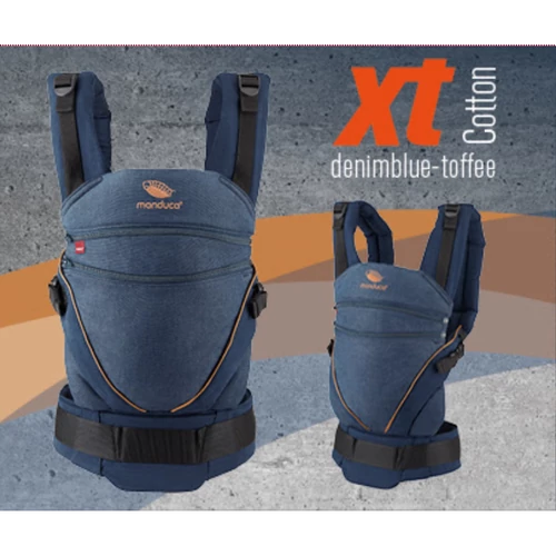 Manduca® XT limitált biopamut csatos babahordozó - black-butterfly