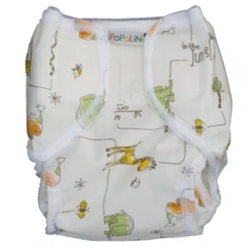 Mosható pelenka külső - Jungle - M - 5-10 kg - PoPoLiNi PopoWrap