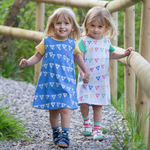 KITE praktikus kifordítható kislány ruha 3-4 év kék