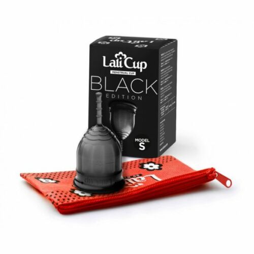 LaliCup menstuációs kehely - fekete S méret